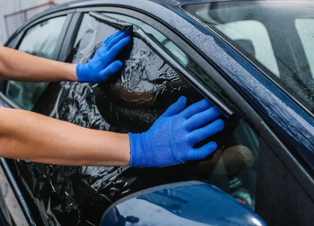 Ceramic window tint install at Custom Details in Portland