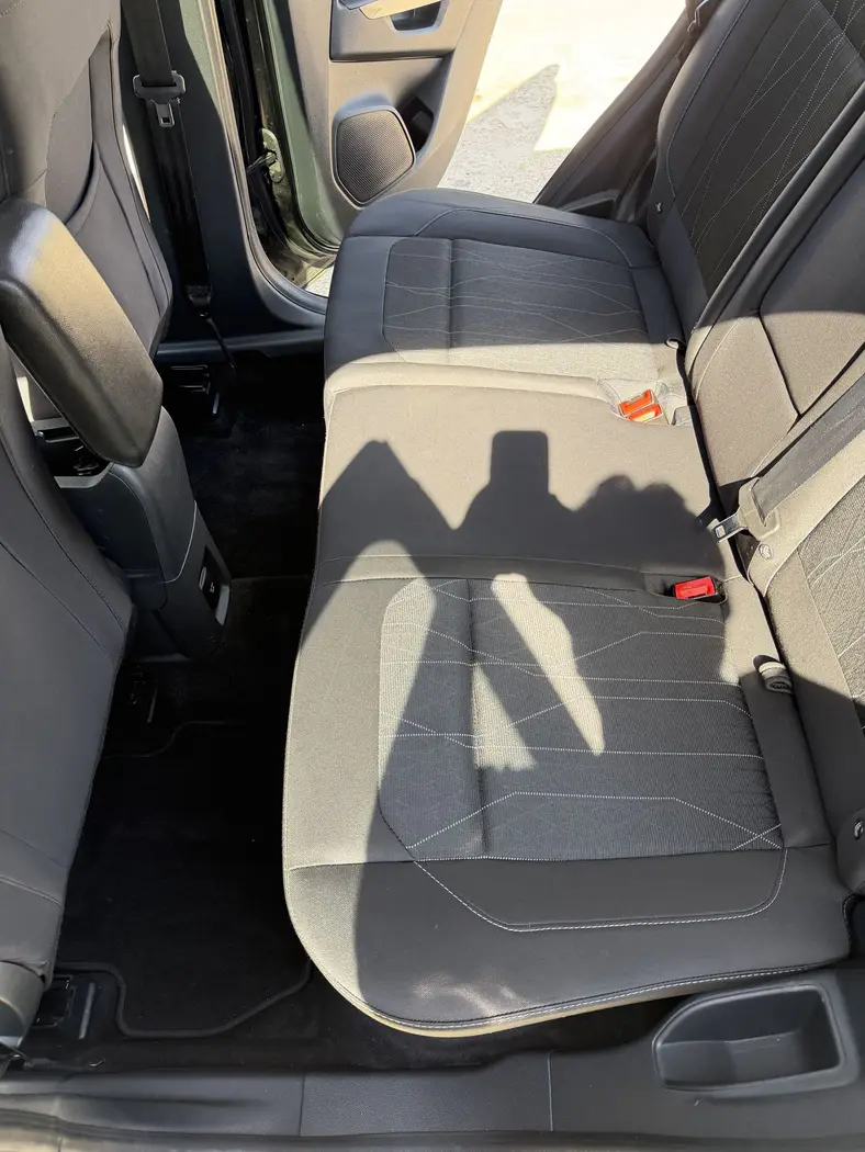 Rear seats after