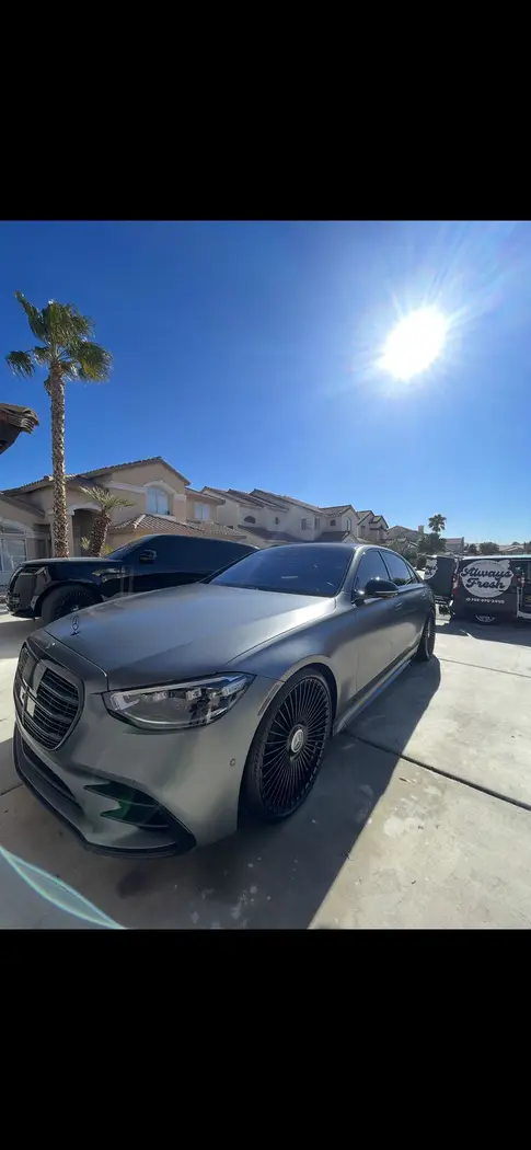 Mercedes S-Class after ceramic coating