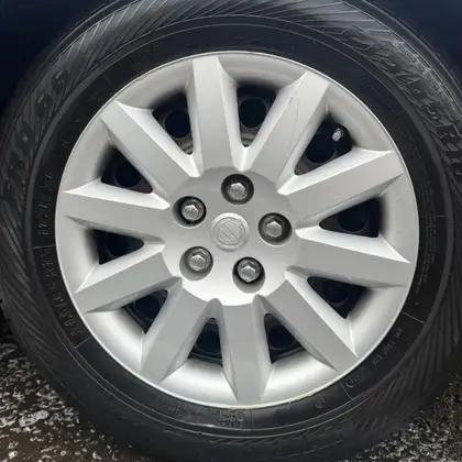 Wheel and tire after detailing