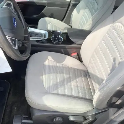 After: the same seat shampoo-extracted and steam cleaned by J&W