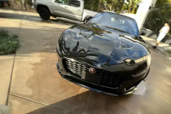 Jaguar exterior after detailing by Pro Detail Lab