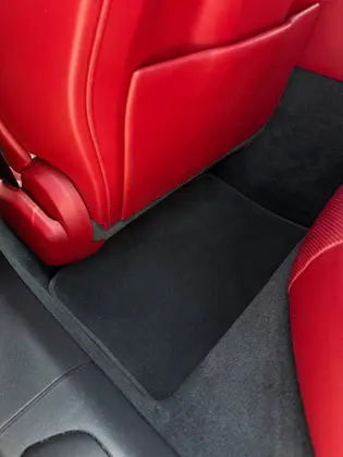 Porsche Panamera GTS, rear floor mat, after the detail
